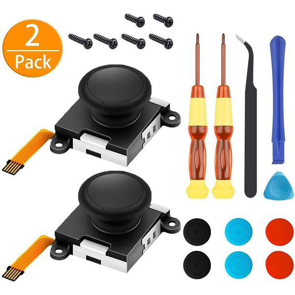 game controllers & joysticks 19pcs/set 3d analog replacement joystick thumb sticks sensor caps for switch joycon controller repair
game controllers & joysticks 19pcs/set 3d analog replacement joystick thumb sticks sensor caps for switch joycon controller repair