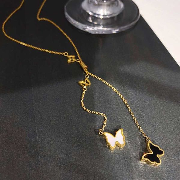 chains 316l stainless steel black white shell butterfly pendant charms chain choker necklace for women fashion fine jewelry san612, Silver
chains 316l stainless steel black white shell butterfly pendant charms chain choker necklace for women fashion fine jewelry san612, Silver