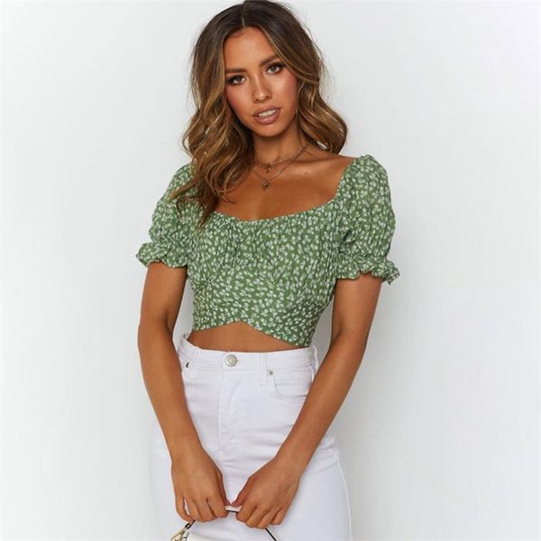 women's t-shirt 2021 women flower printed short sleeve low square neck pleated slimming crop t-shirts y2k tshirts kawaii harajuku, White
women's t-shirt 2021 women flower printed short sleeve low square neck pleated slimming crop t-shirts y2k tshirts kawaii harajuku, White