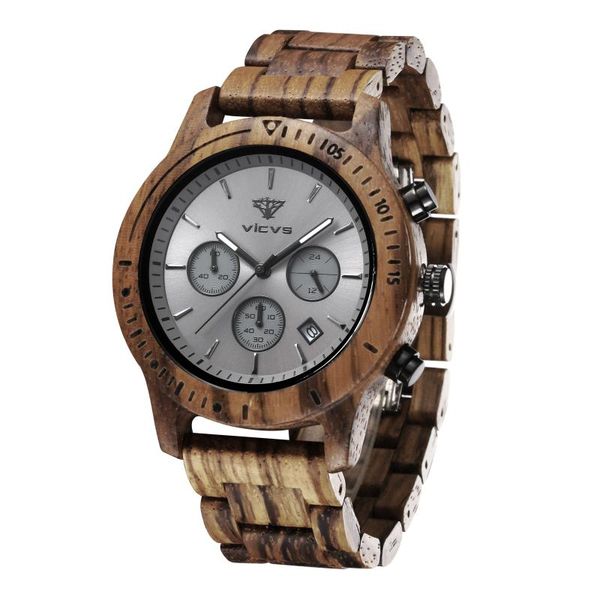 wristwatches vicvs men's watch wooden date display casual mens luxury chronograph sports military quartz gift for l, Slivery;brown
wristwatches vicvs men's watch wooden date display casual mens luxury chronograph sports military quartz gift for l, Slivery;brown