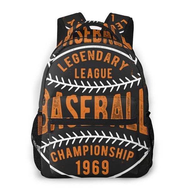 backpack college baseball label poster casual daypack travel school bag with pockets for student boys girls
backpack college baseball label poster casual daypack travel school bag with pockets for student boys girls