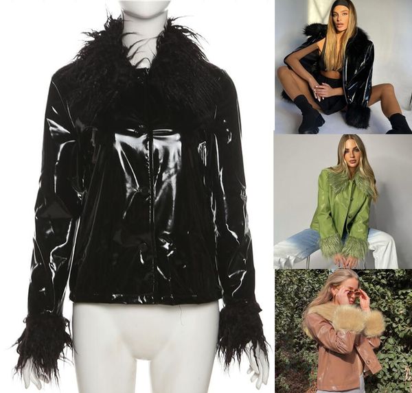 winter coats womens genuine leather sheepskin coat female fur leather jacket women leather bodysuit outerwear wool streetwear punk style win, Black
winter coats womens genuine leather sheepskin coat female fur leather jacket women leather bodysuit outerwear wool streetwear punk style win, Black