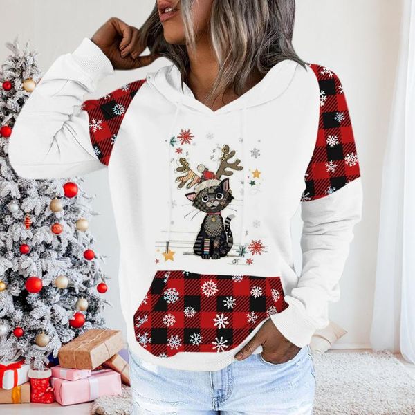 women's hoodies & sweatshirts christmas print oversized cotton sweatshirt casual long-sleeved pullover female harajuku korean streetwea, Black
women's hoodies & sweatshirts christmas print oversized cotton sweatshirt casual long-sleeved pullover female harajuku korean streetwea, Black
