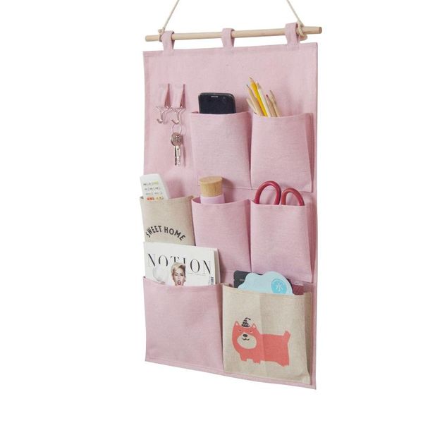 storage boxes & bins cotton and linen wall-mounted bag 7pouch hanging pokcet with hook bedroom door household toys sundries container
storage boxes & bins cotton and linen wall-mounted bag 7pouch hanging pokcet with hook bedroom door household toys sundries container