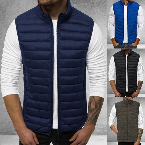 men's vests mens jacket sleeveless vest winter fashion casual slim coats brand clothing cotton-padded men waistcoat large size, Black;white
men's vests mens jacket sleeveless vest winter fashion casual slim coats brand clothing cotton-padded men waistcoat large size, Black;white