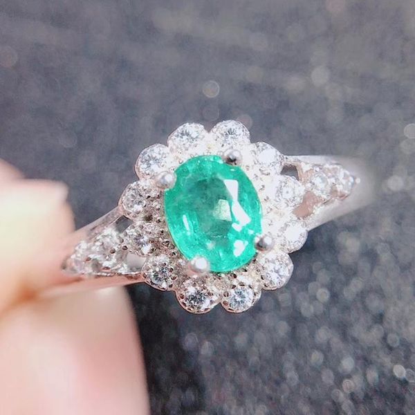 cluster rings per jewelry natural real emerald flower ring 0.85ct gemstone 925 sterling silver fine q204165, Golden;silver
cluster rings per jewelry natural real emerald flower ring 0.85ct gemstone 925 sterling silver fine q204165, Golden;silver