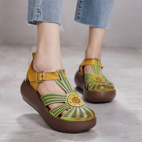 dress shoes careaymade-summer sandals women genuine leather ladies platform women's casual retro comfortable, Black
dress shoes careaymade-summer sandals women genuine leather ladies platform women's casual retro comfortable, Black