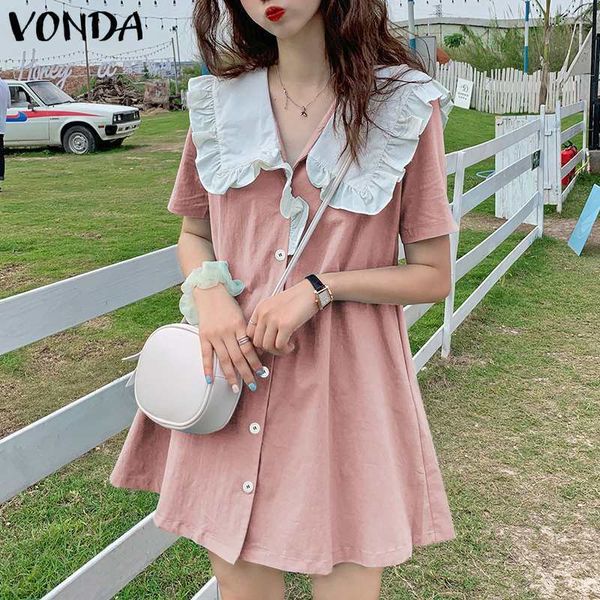 dresses summer women vintage patchwork printed party vestido shorts sleeve lace mini dress vonda 2021 plus size vestidos, Black;gray
dresses summer women vintage patchwork printed party vestido shorts sleeve lace mini dress vonda 2021 plus size vestidos, Black;gray