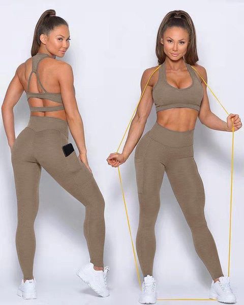 fitness seamless ribbed women yoga set tank high waist pencil pants with pockets tracksuit workout push up sporty suit outfit
fitness seamless ribbed women yoga set tank high waist pencil pants with pockets tracksuit workout push up sporty suit outfit