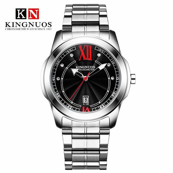 wristwatches luxury watch men good quality men's quartz clock full stainless steel a wrist watches 30m waterproof calendar date kingnuo, Slivery;brown
wristwatches luxury watch men good quality men's quartz clock full stainless steel a wrist watches 30m waterproof calendar date kingnuo, Slivery;brown