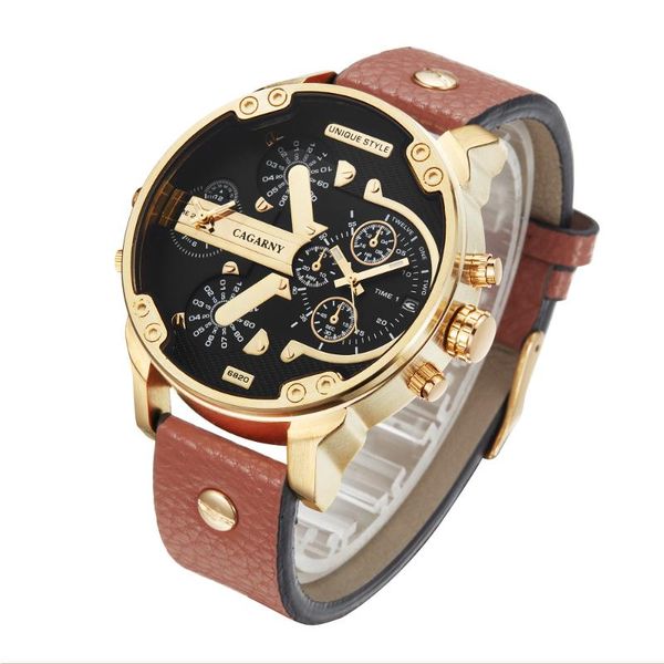 wristwatches relogio masculino military big case mens quartz watches man clock cagarny gold watch men 2 times sports wristwatch, Slivery;brown
wristwatches relogio masculino military big case mens quartz watches man clock cagarny gold watch men 2 times sports wristwatch, Slivery;brown