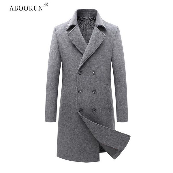 men's wool & blends aboorun casual long woolen trench coat double breasted business thick v neck slim fit for male, Black
men's wool & blends aboorun casual long woolen trench coat double breasted business thick v neck slim fit for male, Black
