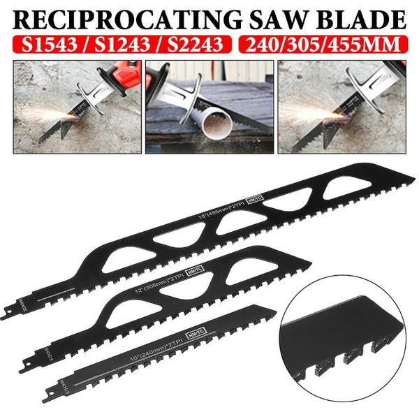 hand tools 240/305/455mm reciprocating saw blades alloy steel jig carbide demolition blade for saber saws and metal brick stone cutting
hand tools 240/305/455mm reciprocating saw blades alloy steel jig carbide demolition blade for saber saws and metal brick stone cutting