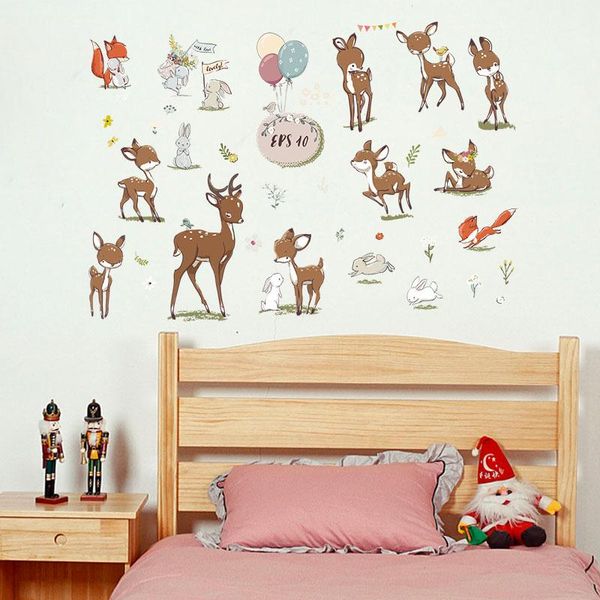 wall stickers cartoon deer art decal decoration fashion sticker decor living room bedroom removable home
wall stickers cartoon deer art decal decoration fashion sticker decor living room bedroom removable home