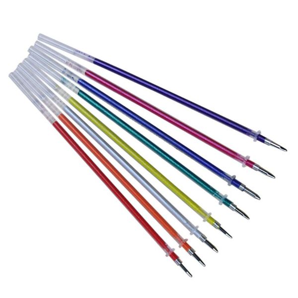 12pcs color pen refills glitter ink set for writing drawing painting (12 colors), Black;red
12pcs color pen refills glitter ink set for writing drawing painting (12 colors), Black;red