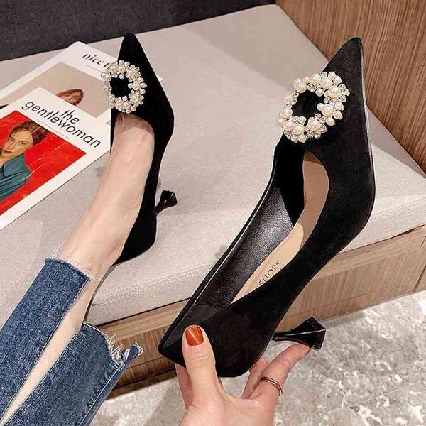 slippers spring women 7cm high heels crystal suede pumps lady wedding black low female scarpins valentine bridal party shoes 8878
slippers spring women 7cm high heels crystal suede pumps lady wedding black low female scarpins valentine bridal party shoes 8878