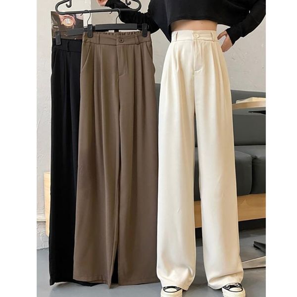 women's pants & capris autumn korean version 2021 high waist wide leg mops thin loose small casual, Black;white
women's pants & capris autumn korean version 2021 high waist wide leg mops thin loose small casual, Black;white