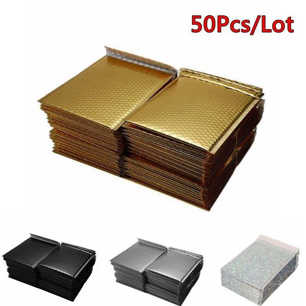 50pcs/lot gold bubble envelopes bags storage mailers padded envelope mailing shockproof waterproof bag
50pcs/lot gold bubble envelopes bags storage mailers padded envelope mailing shockproof waterproof bag