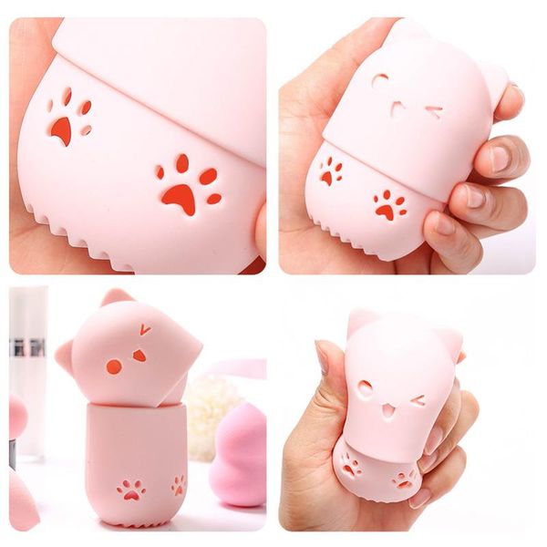 sponges, applicators & cotton kitten powder puff holder cosmetic sponge storage box portable travel environmentally silicone makeup tool acc
sponges, applicators & cotton kitten powder puff holder cosmetic sponge storage box portable travel environmentally silicone makeup tool acc