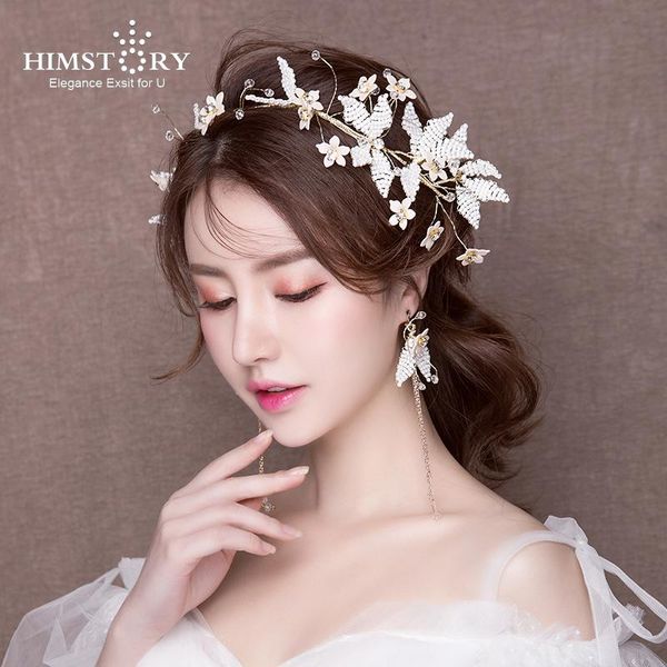 wedding jewelry sets himstory elegant bride headwear set korean fairy handmade hairband necklace beaded flower ear clips accessories, Slivery;golden
wedding jewelry sets himstory elegant bride headwear set korean fairy handmade hairband necklace beaded flower ear clips accessories, Slivery;golden