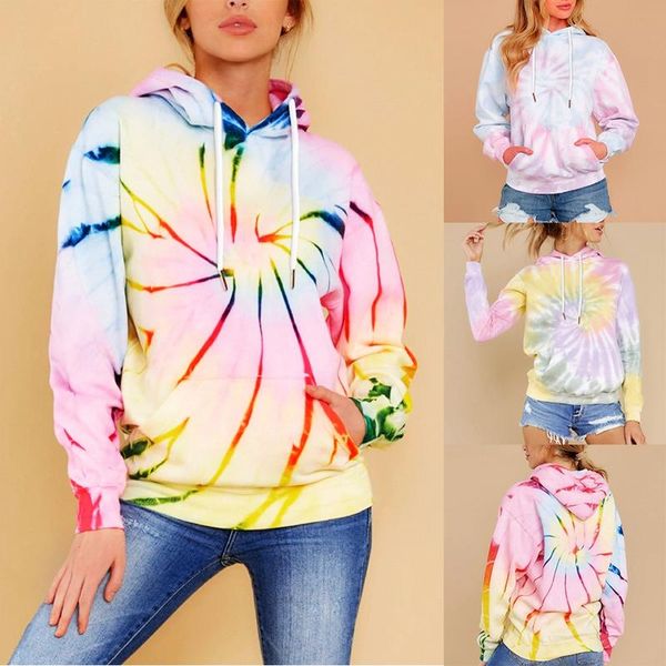 women's hoodies & sweatshirts women ladies colorful tie dye printed long sleeve hooded autumn, Black
women's hoodies & sweatshirts women ladies colorful tie dye printed long sleeve hooded autumn, Black
