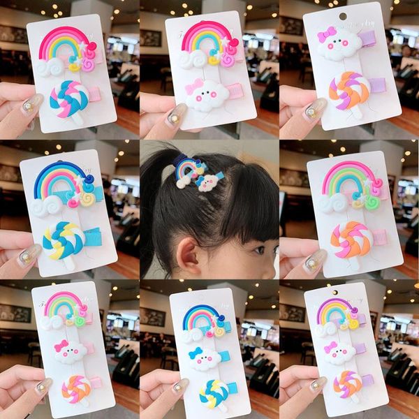 hair accessories elegant clip set for girls fashion clouds rainbow hairpins headwear hairgrip baby side children gift, Slivery;white
hair accessories elegant clip set for girls fashion clouds rainbow hairpins headwear hairgrip baby side children gift, Slivery;white