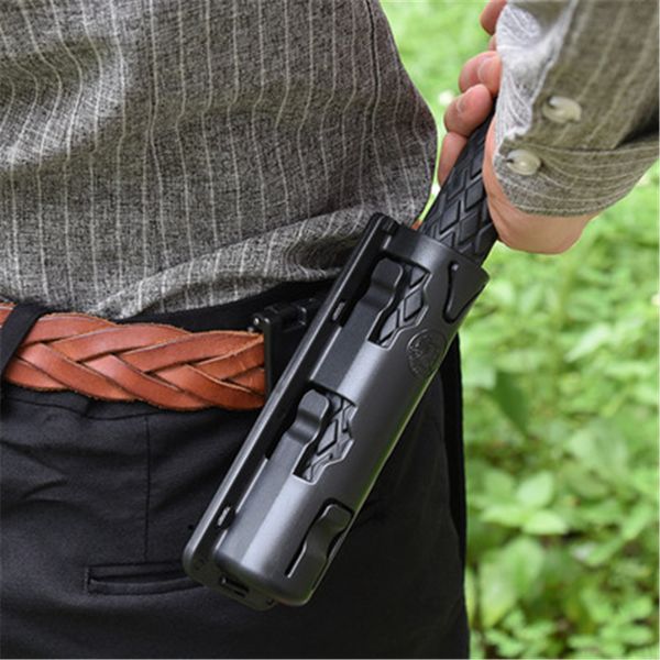 360 degree rotation baton case black holster holder self defense outdoor safety survival stick cover kit edc tool
360 degree rotation baton case black holster holder self defense outdoor safety survival stick cover kit edc tool
