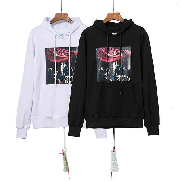 virgin oil off painting direct jet printing hoodie style european large loose men's and women's, Black
virgin oil off painting direct jet printing hoodie style european large loose men's and women's, Black
