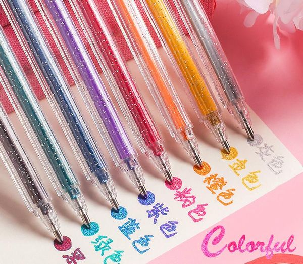 gel pens fluorescent colored flash pen glow bright crystal smooth color for hand account painting children watercolor set
gel pens fluorescent colored flash pen glow bright crystal smooth color for hand account painting children watercolor set