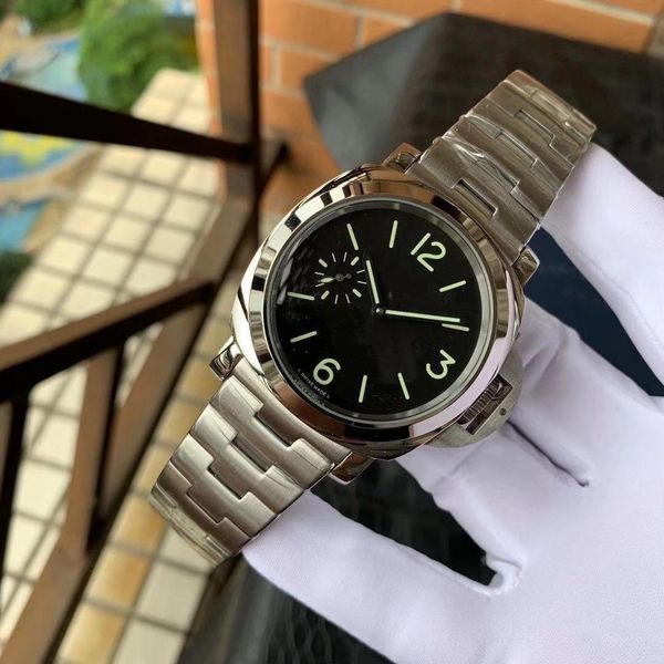 v7 montre de luxe automatic mechanical movement 316l steel case super green luminous 45mm mineral strengthened glass mens watches, Slivery;brown
v7 montre de luxe automatic mechanical movement 316l steel case super green luminous 45mm mineral strengthened glass mens watches, Slivery;brown