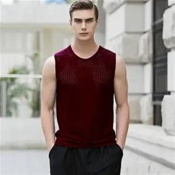 4gr ice silk waistcoat coat vest vest fashion thin mesh breathable men' tank quick drying sports wide shoulder outer wear men, White;black
4gr ice silk waistcoat coat vest vest fashion thin mesh breathable men' tank quick drying sports wide shoulder outer wear men, White;black