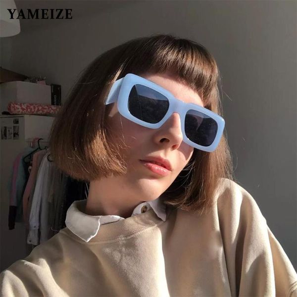 square sunglasses women brand design trendy 2021 gradient rectangle sun glasses female vintage eyewear men gafas, White;black
square sunglasses women brand design trendy 2021 gradient rectangle sun glasses female vintage eyewear men gafas, White;black