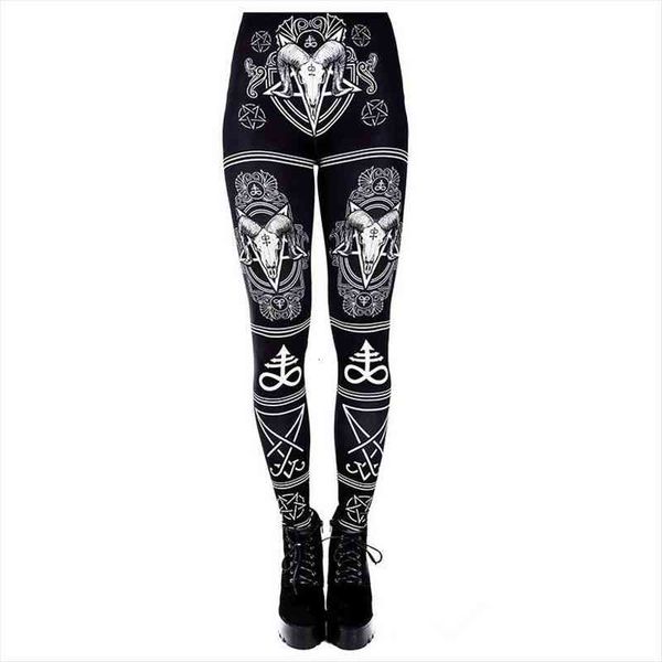 summer fitness streetwear women leggings gothic sigil satan goat head god printed casual push up plus size, Black
summer fitness streetwear women leggings gothic sigil satan goat head god printed casual push up plus size, Black