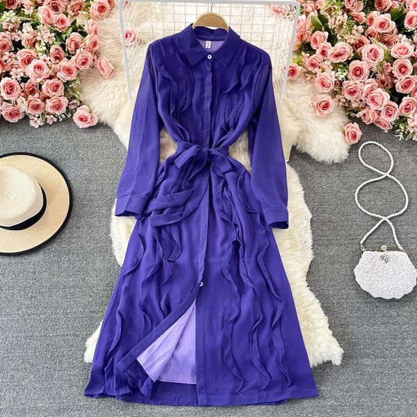 casual dresses aibeautyer autumn solid slim button lady full dress a line collar chiffon single breasted women, Black;gray
casual dresses aibeautyer autumn solid slim button lady full dress a line collar chiffon single breasted women, Black;gray