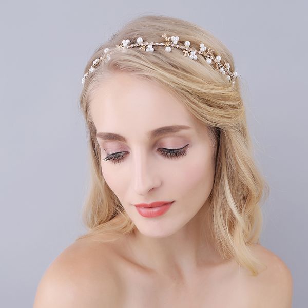 o936 luxury handmade wedding bridal headpiece shiny alloy crystal rhinestone chain pearl marriage bride headband with ribbon, Silver
o936 luxury handmade wedding bridal headpiece shiny alloy crystal rhinestone chain pearl marriage bride headband with ribbon, Silver