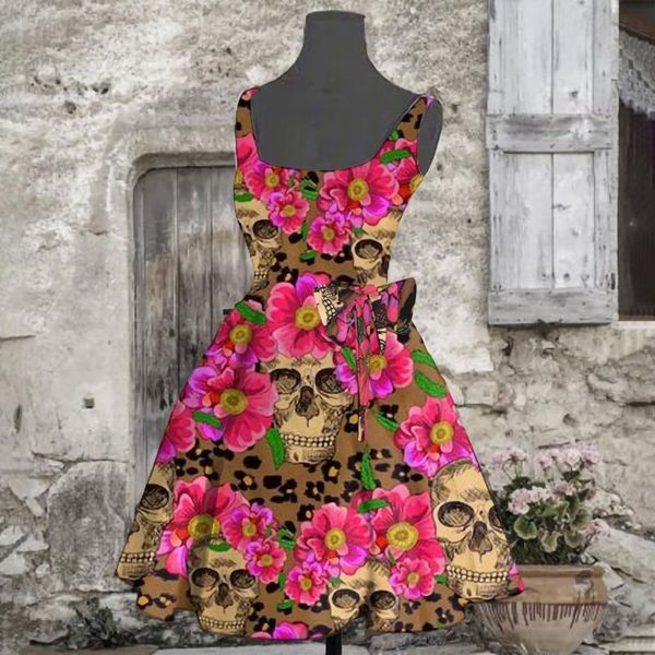 casual dresses halloween women skull printed zipper evening party dress ladies round neck sleeveless mini disfraz mujer, Black;gray
casual dresses halloween women skull printed zipper evening party dress ladies round neck sleeveless mini disfraz mujer, Black;gray