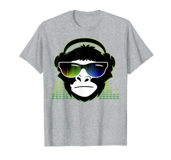 funky monkey rocking out headphones music lover design t-shirt, White;black
funky monkey rocking out headphones music lover design t-shirt, White;black