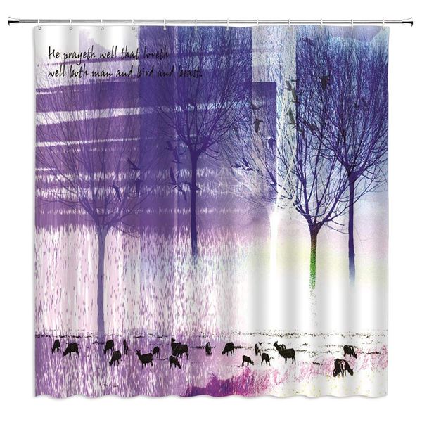 natural scenery shower curtain abstract purple woods winter flying birds branches dry grass flock,70x70 inch polyester fabric
natural scenery shower curtain abstract purple woods winter flying birds branches dry grass flock,70x70 inch polyester fabric