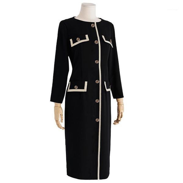 casual dresses korean women's commuter 2021 fashion office shirt party temperament slim dress retro decorative high waist quality, Black;gray
casual dresses korean women's commuter 2021 fashion office shirt party temperament slim dress retro decorative high waist quality, Black;gray