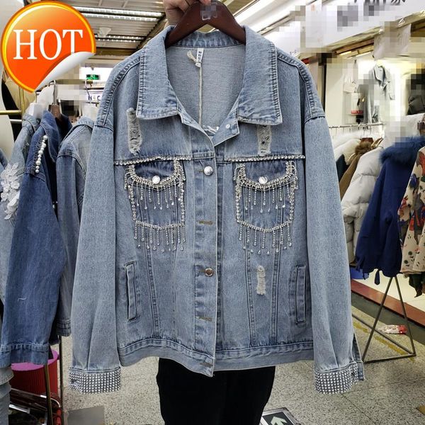 women's vests 2021 european heavy industry tassel nail drill hole personality foreign style net red same denim coat woman, Black;white
women's vests 2021 european heavy industry tassel nail drill hole personality foreign style net red same denim coat woman, Black;white