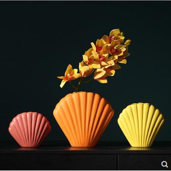 vases european-style ceramic shell vase, creative artwork porcelain, home office restaurant bar deskdecoration
vases european-style ceramic shell vase, creative artwork porcelain, home office restaurant bar deskdecoration