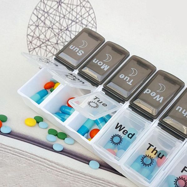 outdoor gadgets 7 days weekly travel case portable 14 grids tablte dispenser organizer box storage container
outdoor gadgets 7 days weekly travel case portable 14 grids tablte dispenser organizer box storage container