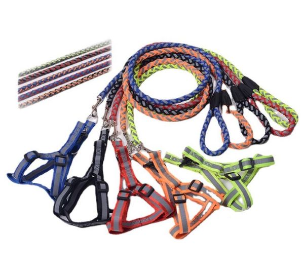 dog collars & leashes reflective harness leash set braided traction round rope large medium small chain night out luminous for dogs
dog collars & leashes reflective harness leash set braided traction round rope large medium small chain night out luminous for dogs