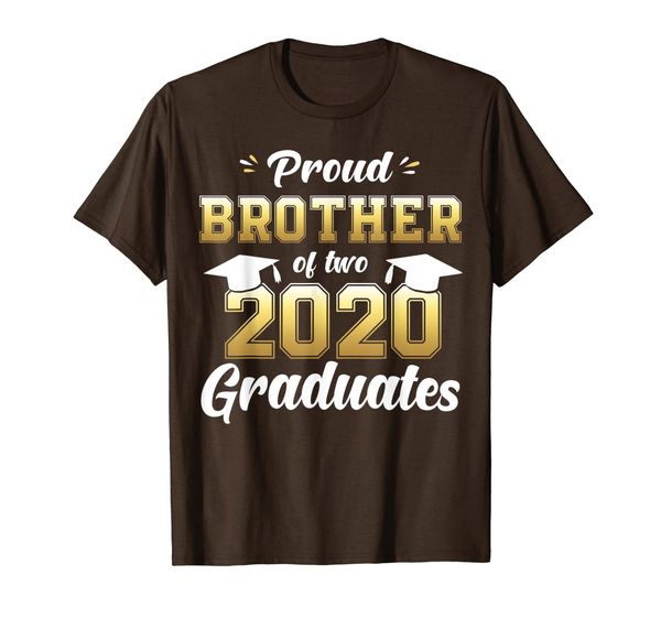 Proud Brother of Two 2020 Graduates Shirt Senior Twins Gift T-Shirt, Mainly pictures
Proud Brother of Two 2020 Graduates Shirt Senior Twins Gift T-Shirt, Mainly pictures