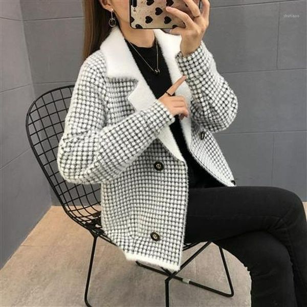 women's wool & blends 2021 trend coat korean version loose imitation otter velvet 100 jacket tide autumn and winters-3xl, Black
women's wool & blends 2021 trend coat korean version loose imitation otter velvet 100 jacket tide autumn and winters-3xl, Black