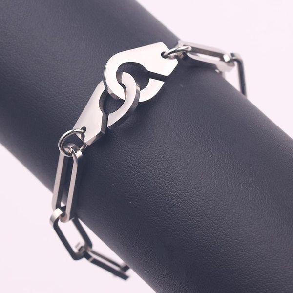 charm bracelets hip-hop handcuffs bracelet fashion special creativity male female jewelry trendy accessories gift for friend girls or boys, Golden;silver 
charm bracelets hip-hop handcuffs bracelet fashion special creativity male female jewelry trendy accessories gift for friend girls or boys, Golden;silver