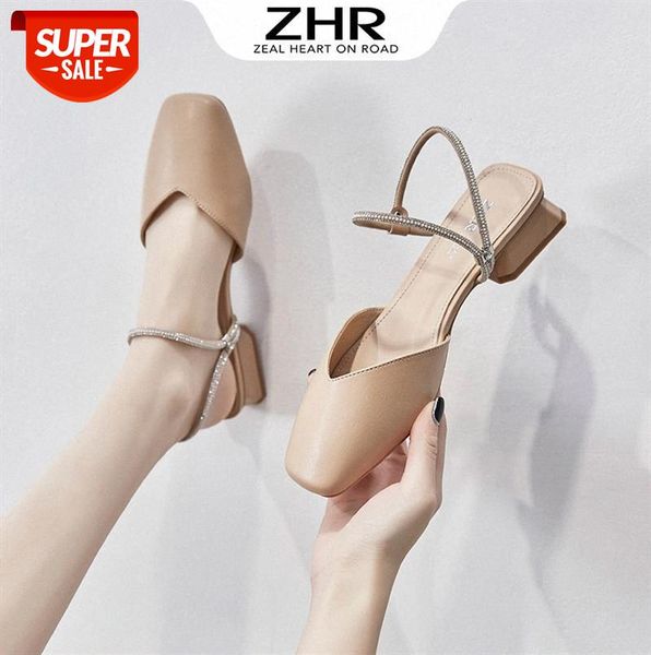 zhr word belt sandals korean version of fairy style casual wild two-wear baotou single shoes ins tide #xf2i, Black
zhr word belt sandals korean version of fairy style casual wild two-wear baotou single shoes ins tide #xf2i, Black