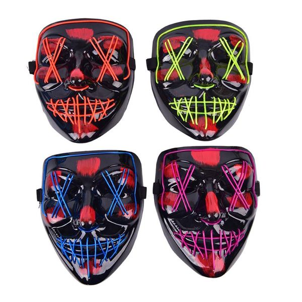 party masks halloween led mask cosplay neon light up masquerade carnival costume props
party masks halloween led mask cosplay neon light up masquerade carnival costume props