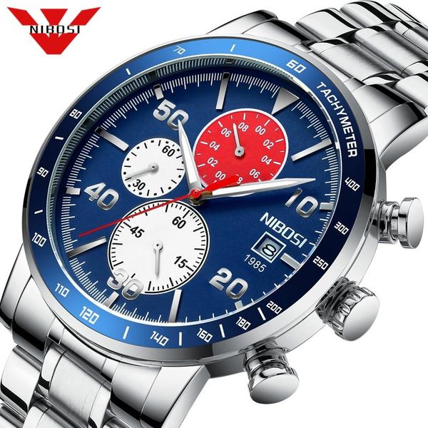 wristwatches nibosi relogio masculino blue sport waterproof analogue watch men fashion quartz wristwatch gents luminous chronograph clock, Slivery;brown
wristwatches nibosi relogio masculino blue sport waterproof analogue watch men fashion quartz wristwatch gents luminous chronograph clock, Slivery;brown