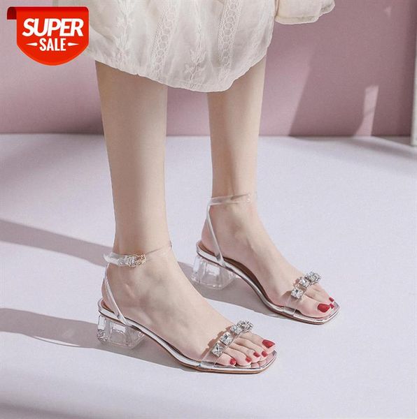 fashion shoes women rhinestone sandals transparent lace high heels square toe thick #vf16, Black
fashion shoes women rhinestone sandals transparent lace high heels square toe thick #vf16, Black